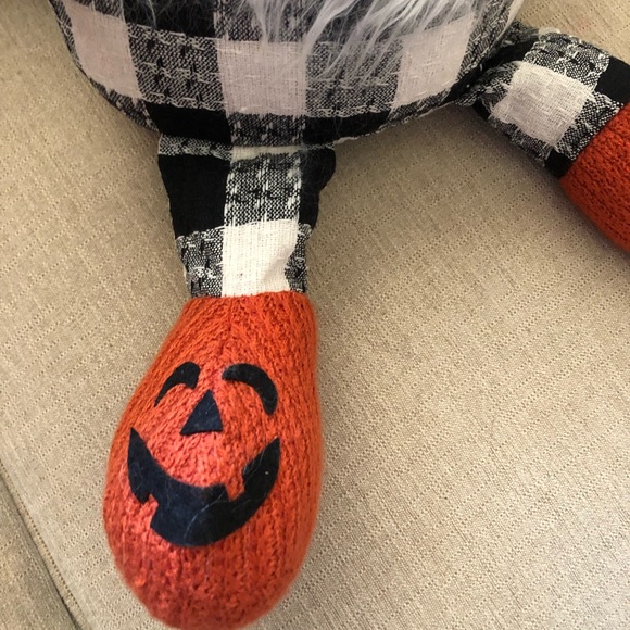 Fall Halloween Orange scarecrow Gnome - Picture 4 of 7